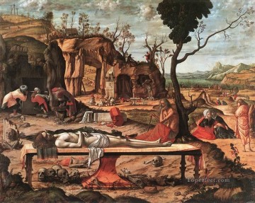 El Cristo Muerto religioso Vittore Carpaccio Pinturas al óleo